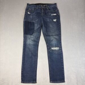 QSD Quiksilver Deep Índigo Women's Blue Slim Fit Jeans Size 25 Pre -owned Good